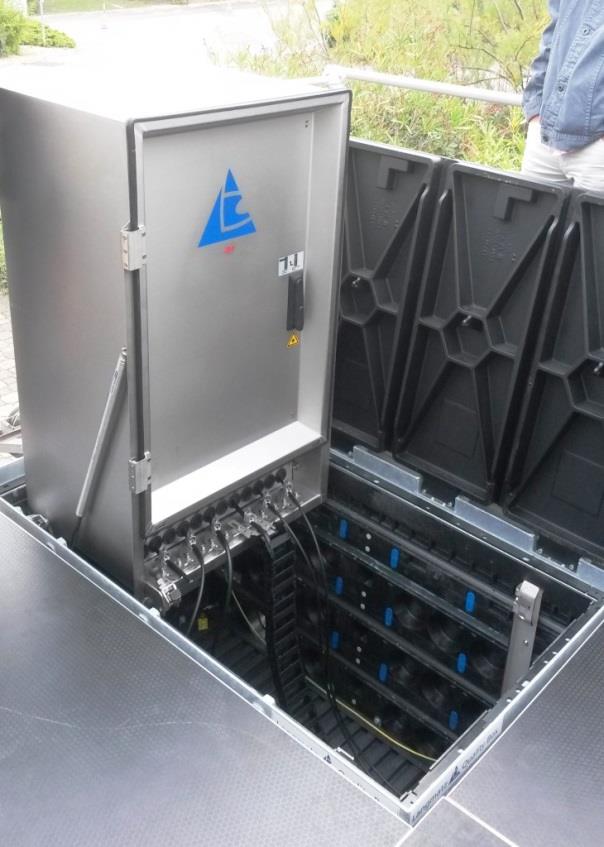 Rozdzielnica światłowodowa w studni EK 880