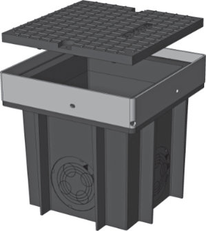 Studnia kablowa SK-1 Mini w wersji z pokrywą z poliwęglanu A 15