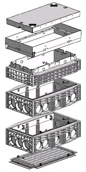 Modułowa konstrukcja studni wielkogabarytowych z poliwęglanu