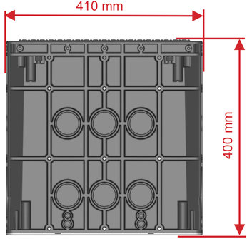 Studnia kablowa SK-1 Mikro w wersji z pokrywą z tworzywa sztucznego B125