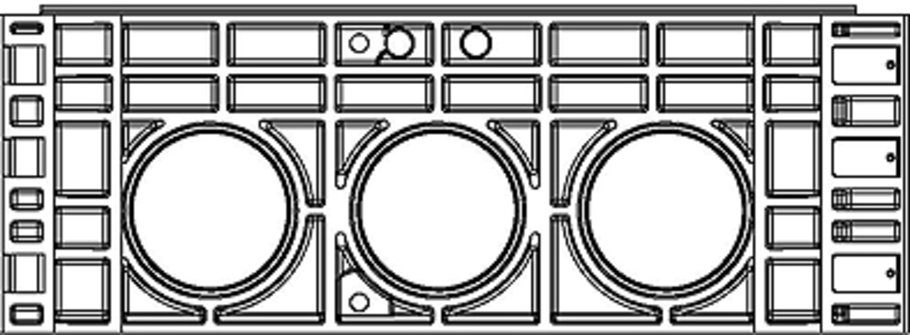 Przykładowa rama boczna studni SKR-2 i SK-2
